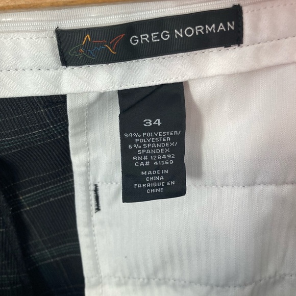 Greg Norman Collection Dark Gray Flat Front Shorts - Picture 9 of 13